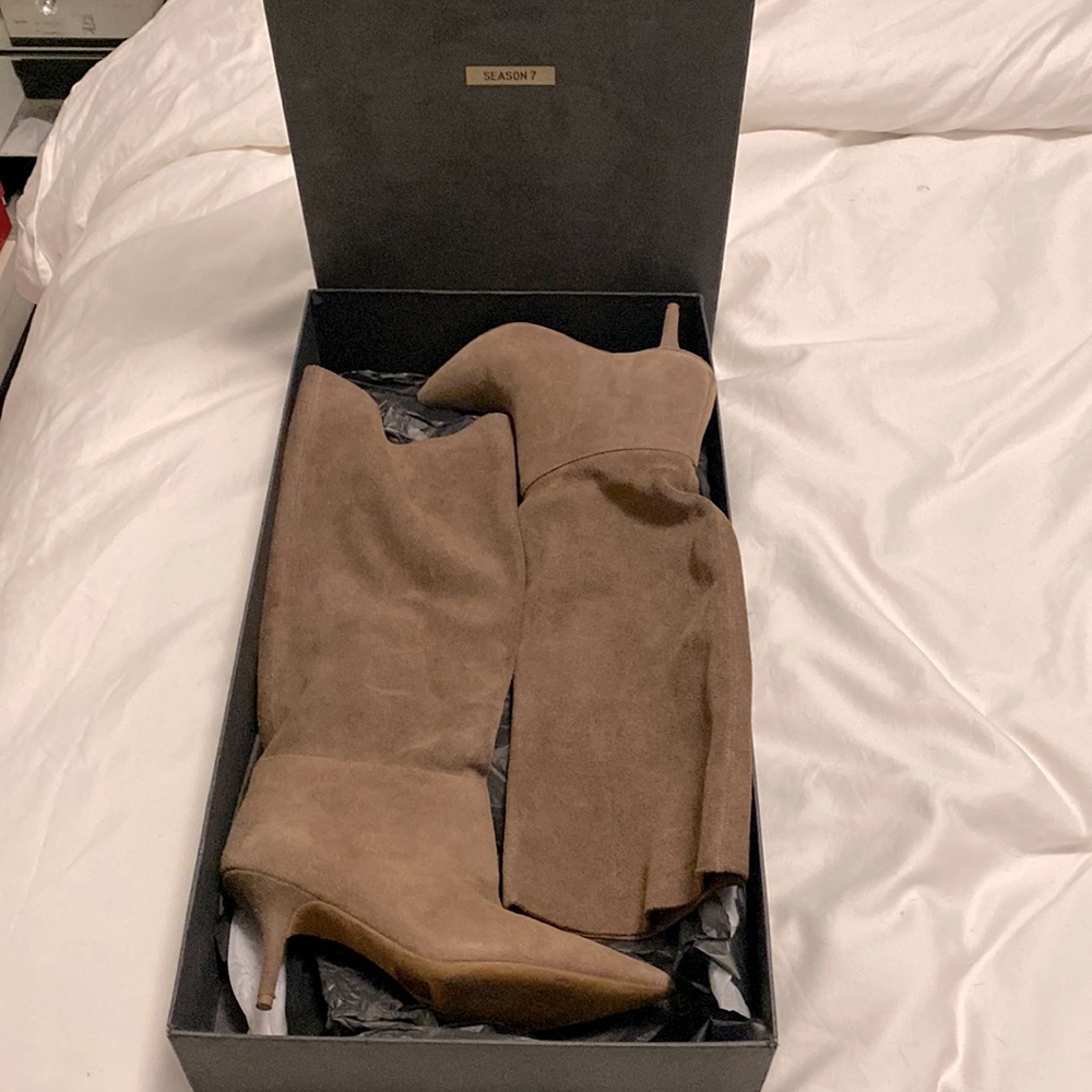 Yeezy season 7 layering knee length boots. Size 39.5